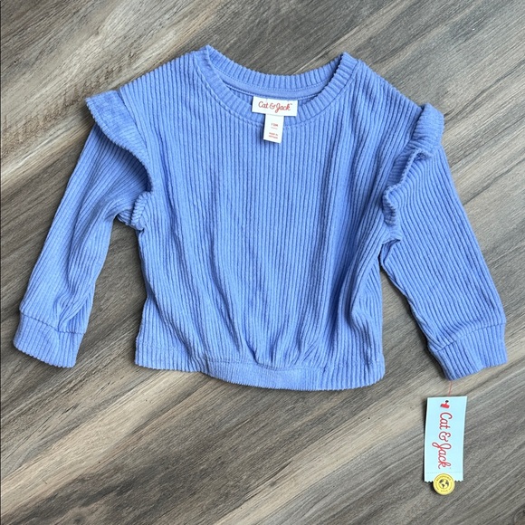 NWT Cat & Jack Ribbed Long Sleeve - Picture 8 of 8